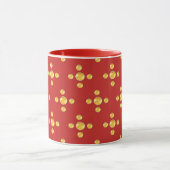 Elegante lieve stippen mok (Midden)