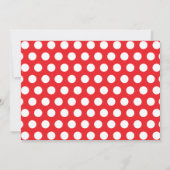 Elegante lieveheersbeestje Polka dot Verjaardag Kaart (Achterkant)
