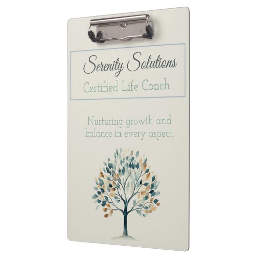 Elegante life coach klembord (Links)