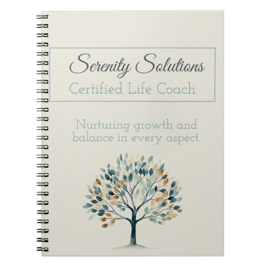 Elegante life coach notitieboek (Voorkant)