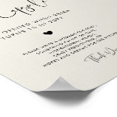Elegante Light Sage Time capsule 1e Verjaardag tek Poster (Hoek)