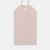 Elegante lijst Heilige Kruis Doop Cadeaulabel (Achterkant)