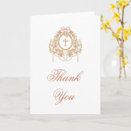 Elegante lijst Heilige Kruis religieuze dank je we Kaart