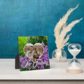 Elegante Lila fotosjabloon Fotoplaat (Insitu)