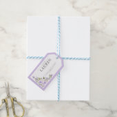Elegante lila lavendel bruidsdouche geen wrap cadeaulabel (Met Touw)