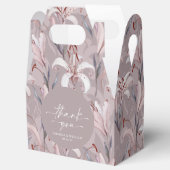 Elegante Lila Lily Wedding Favoriet Box Bedankdoosjes (Geopend)