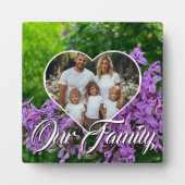 Elegante Lilac foto sjabloon Fotoplaat (Voorkant)