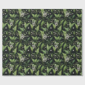 Elegante Lilly van de vallei Cadeaupapier (Vlak)