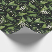Elegante Lilly van de vallei Cadeaupapier (Hoek)