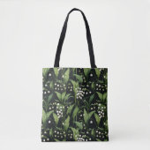 Elegante Lilly van het dalpatroon Tote Bag (Voorkant)