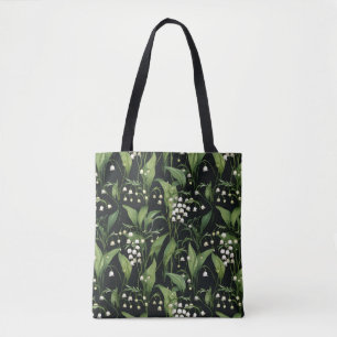 Elegante Lilly van het dalpatroon Tote Bag
