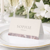 Elegante Lily Trouwplaatskaart Kaart