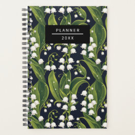 Elegante Lily van de Vallei Bloemenplanner Planner