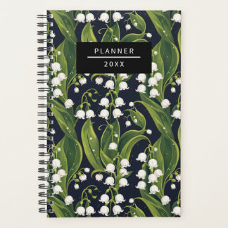 Elegante Lily van de Vallei Bloemenplanner Planner