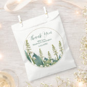 Elegante Lily van de Vallei Bruiloft Dank u Bedankzakje (Geknipt)