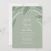 Elegante Lily van het Valley Garden Vrijgezellenfe Kaart (Voorkant)