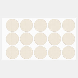 Elegante linnen textuur favor stickers