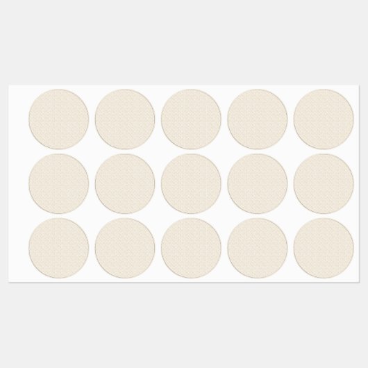 Elegante linnen textuur favor stickers (Vel)
