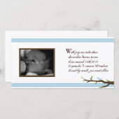 Elegante lint aankondiging (Voorkant / Achterkant)