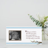 Elegante lint aankondiging (Staand voorkant)