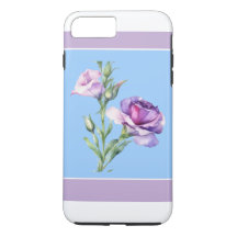 Elegante Lisianthus Blue iPhone 8/7 Plus Hoesje