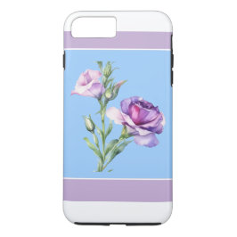 Elegante Lisianthus Blue iPhone 8/7 Plus Hoesje