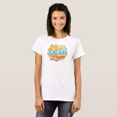 Elegante LIVE LAUGH LOVE Modeprint T-shirt (Voorkant volledig)