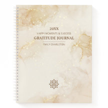 Elegante Logo Gold Beige Waterverf Dankbaarheid