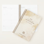 Elegante Logo Gold Beige Waterverf | Zakelijk Planner (Display)