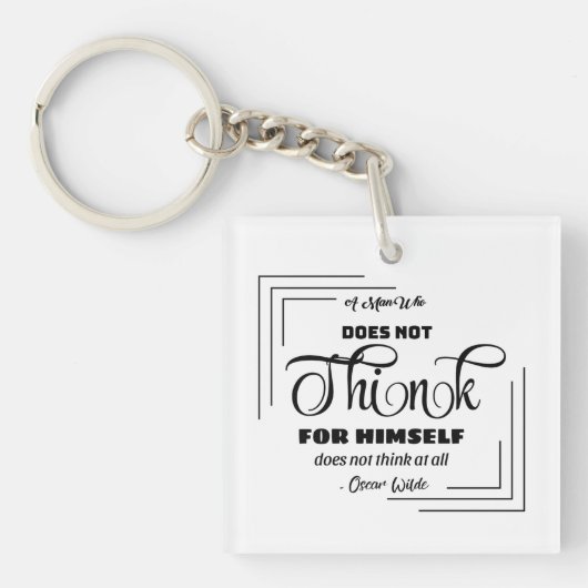 Elegante Logo Sleutelhanger (voorkant)