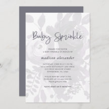 Elegante look Bloemen Baby Sprinkle