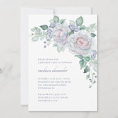 Elegante  look Bloemen Verjaardagsfeest Kaart (Voorkant)