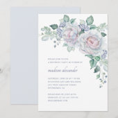 Elegante look Bloemen Verjaardagsfeest Kaart (Voorkant / Achterkant)