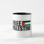 Elegante look met Fist & Palestine Slogan Mok (Midden)