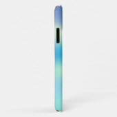 Elegante Lotus Blauwe Holografisch Case-Mate iPhone Case (Achterkant/rechts)