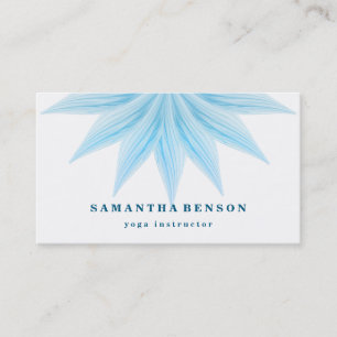 Elegante Lotus Bloem Logo Yoga Visitekaartje