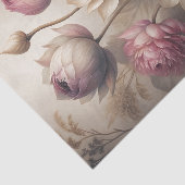 Elegante Lotus Bloem Sereniteit Decoupage Tissuepapier (Detail)