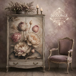 Elegante Lotus Bloem Sereniteit Decoupage Tissuepapier