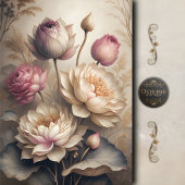 Elegante Lotus Bloem Sereniteit Decoupage Tissuepapier