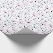 Elegante Lotus Bloom Cadeaupapier (Hoek)