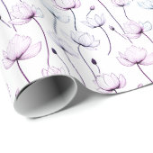 Elegante Lotus Bloom Cadeaupapier (Rol Hoek)