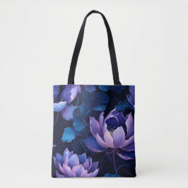 Elegante Lotus Bloom Canvas tas