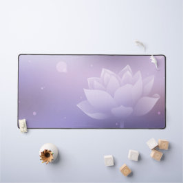 Elegante Lotus Bloom Desk Mat