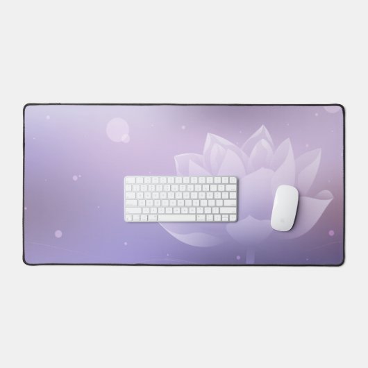 Elegante Lotus Bloom Desk Mat (Keyboard & Muis)