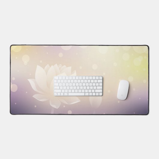 Elegante Lotus Bloom Desk Mat (Keyboard & Muis)