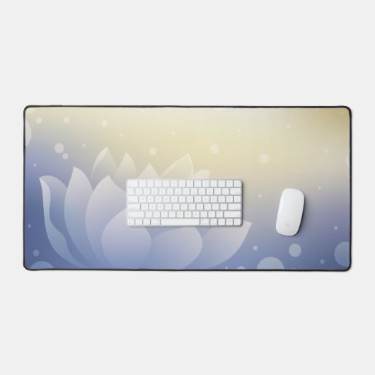 Elegante Lotus Bloom Desk Mat (Keyboard & Muis)