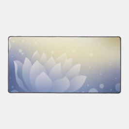 Elegante Lotus Bloom Desk Mat