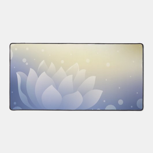 Elegante Lotus Bloom Desk Mat (Voorkant)