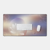 Elegante Lotus Bloom Desk Mat (Keyboard & Muis)