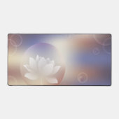 Elegante Lotus Bloom Desk Mat (Voorkant)